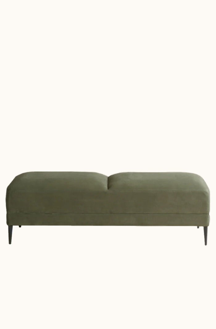 Renzo Deep Moss Ottoman