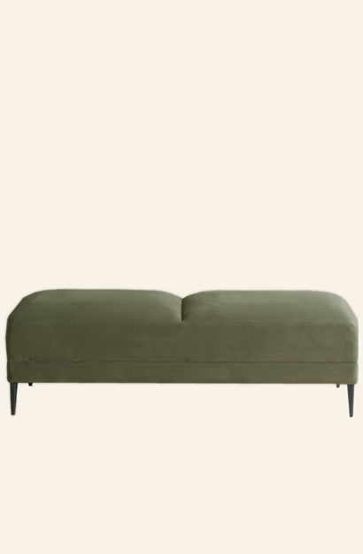 Renzo Deep Moss Ottoman
