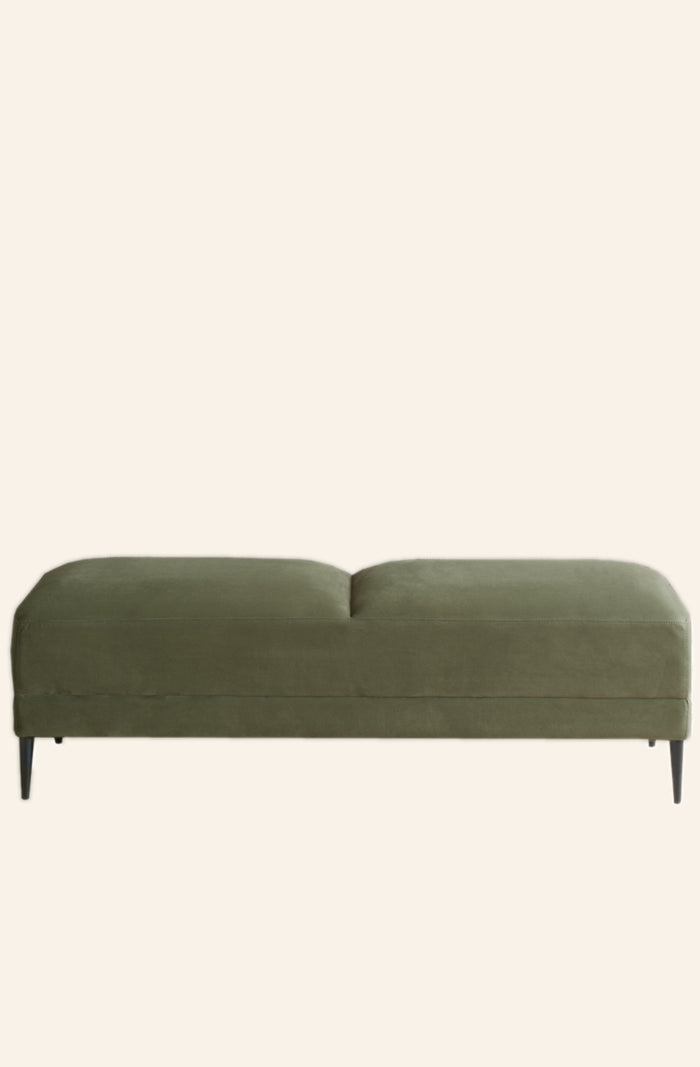 Renzo Deep Moss Ottoman
