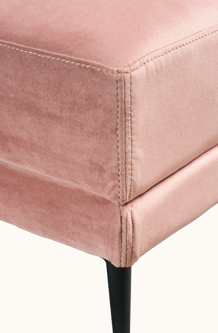 Renzo Dusky Pink Ottoman