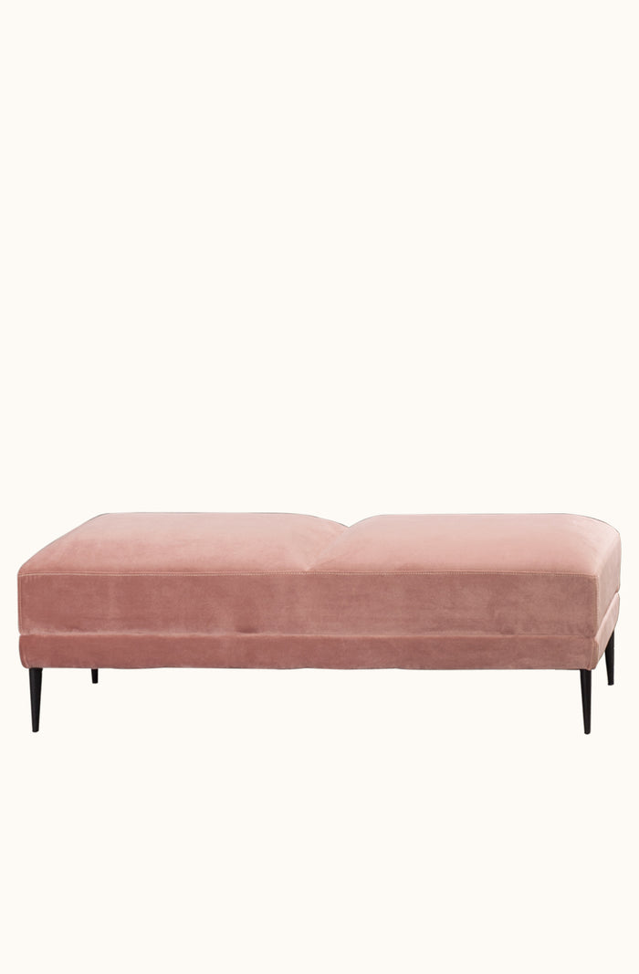 Renzo Dusky Pink Ottoman