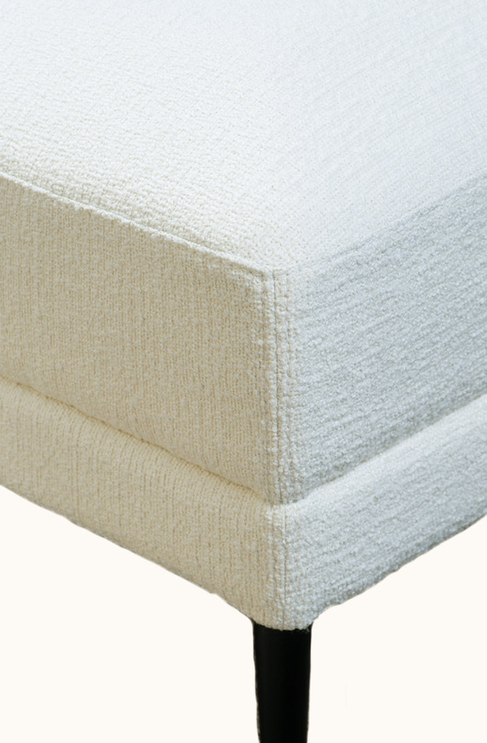 Renzo Ivory Ottoman