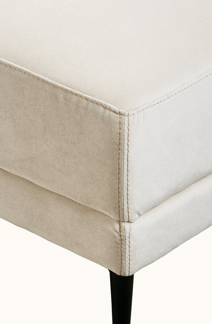 Renzo Parchment Ottoman