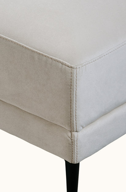 Renzo Parchment Ottoman