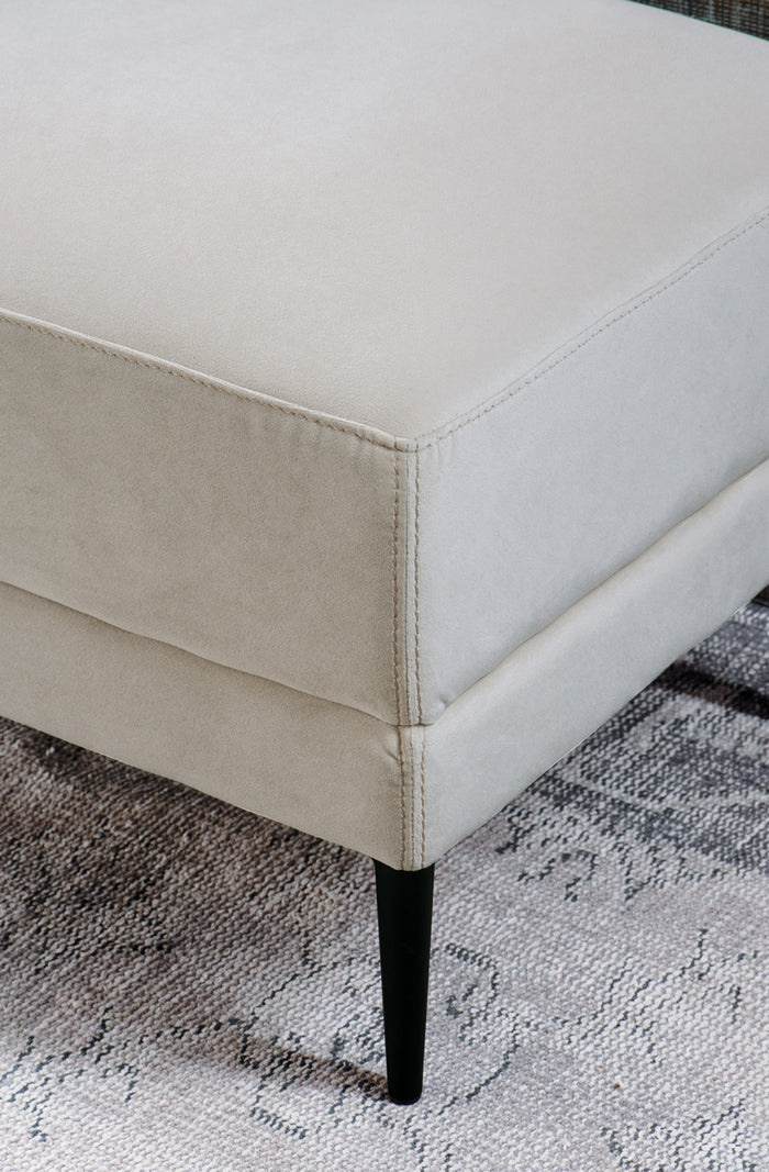 Renzo Parchment Ottoman