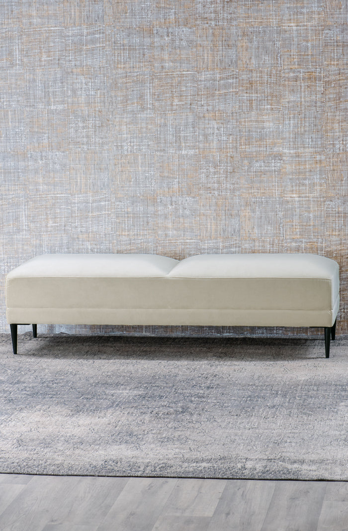 Renzo Parchment Ottoman