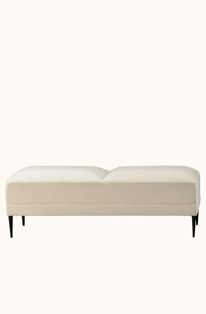 Renzo Parchment Ottoman