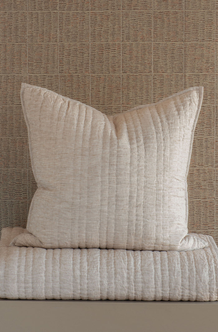 Ricamo Driftwood Eurosham Pair