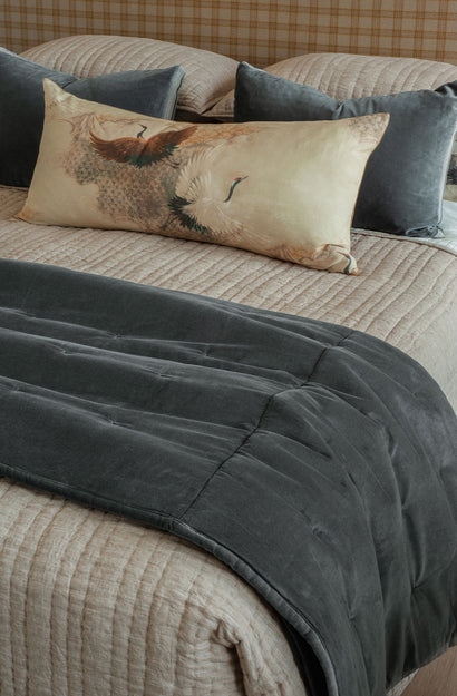 Riga Charcoal Comforter
