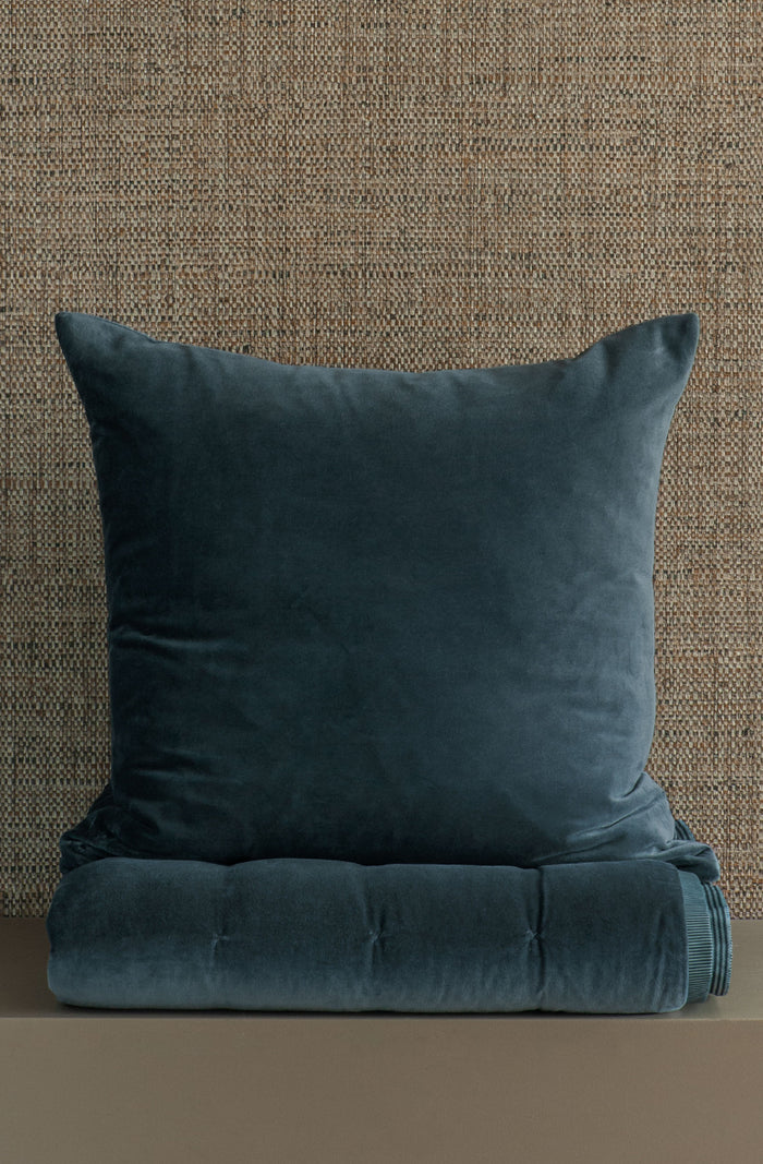 Riga Prussian Blue Comforter