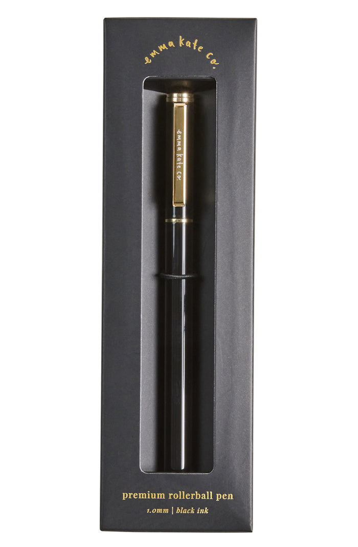 Metal Rollerball Pen - Nero