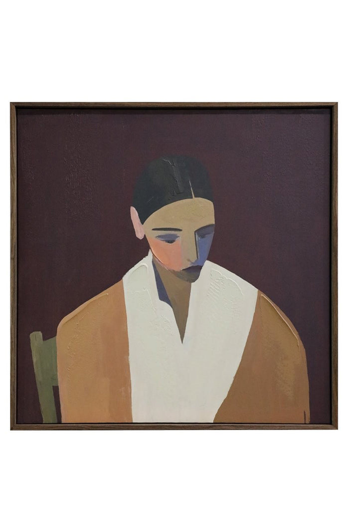 Rory - Hand Embellished Framed Canvas