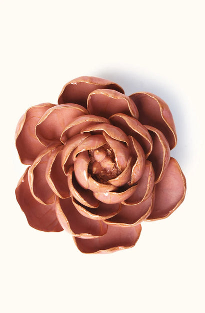 Ceramic Flower - Rose Pink Big Ben Peony