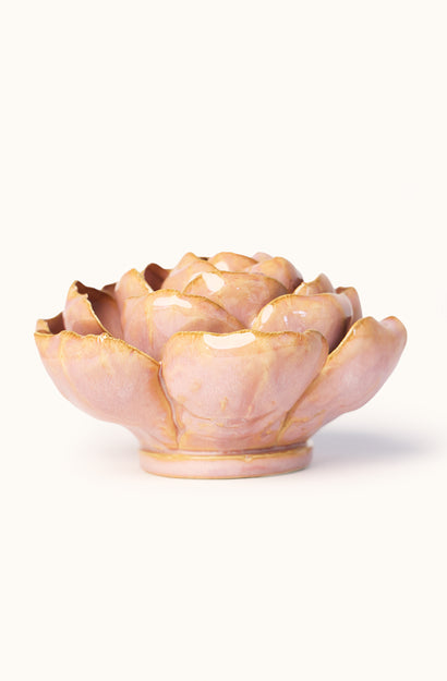 Ceramic Flower - Rose Pink Big Ben Peony