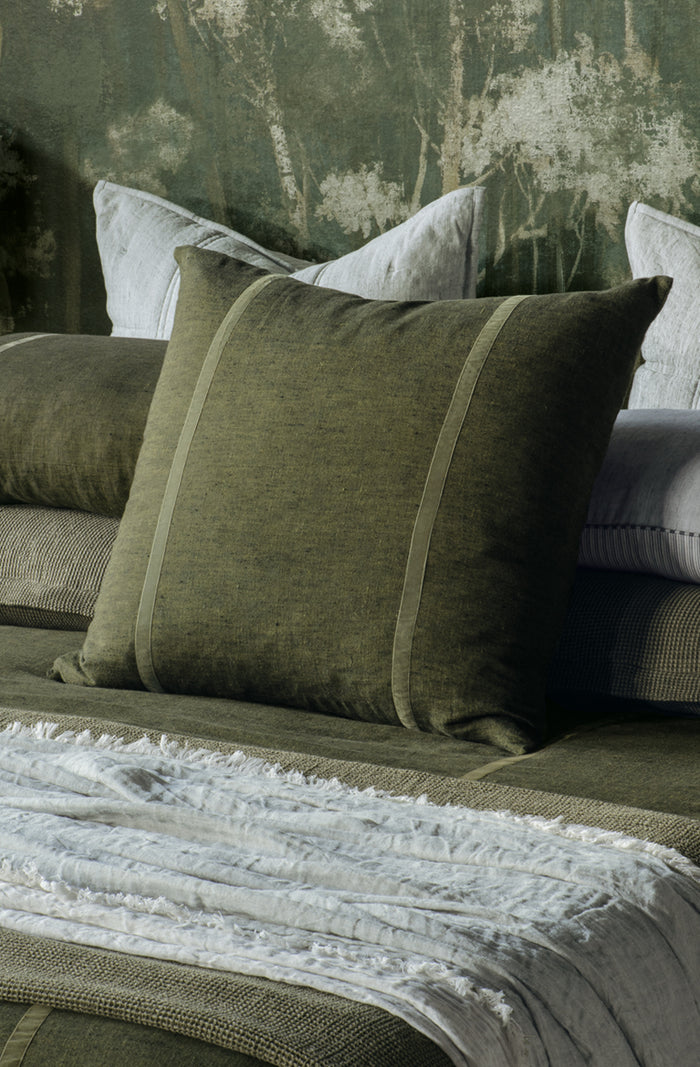 Ruscello Deep Moss Bedspread