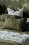 Ruscello Deep Moss Pillowcase Pair