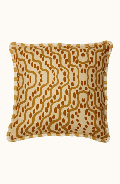 Rushes Wheat Cushion
