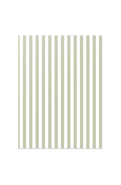 Petite Notebook - Sage Stripe