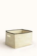 Scatola Natural/Black Basket Medium