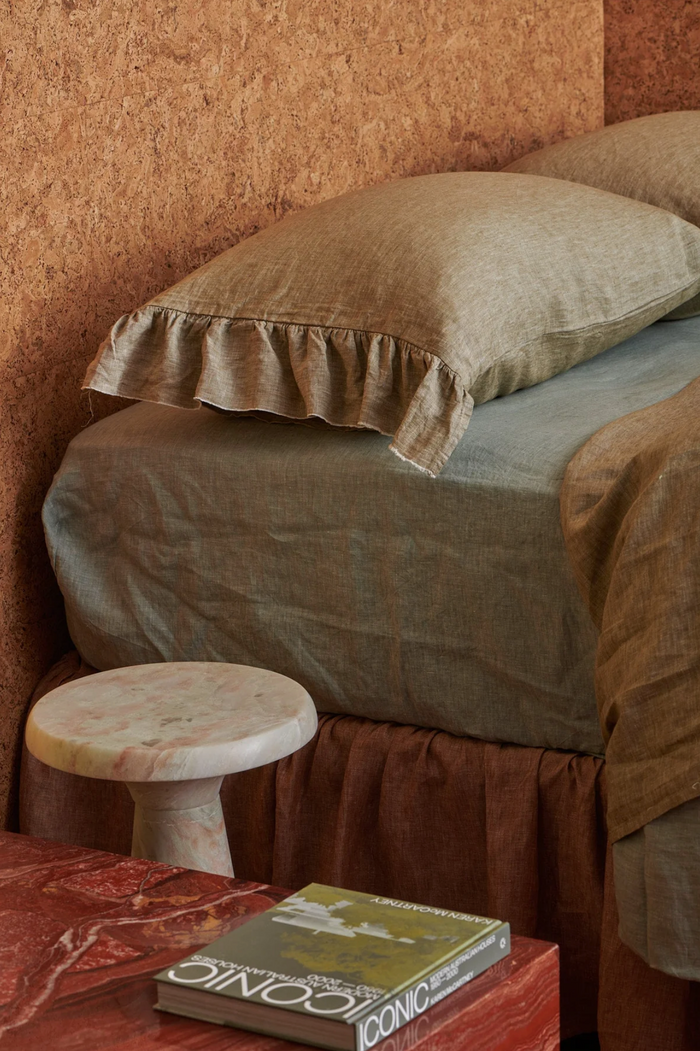 Moss Ruffle Pillowcase - Set of 2