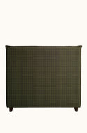 Orlare Deep Moss Plaid Headboard