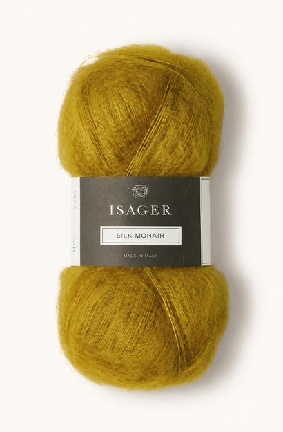 Silk Mohair Mustard Yellow 22