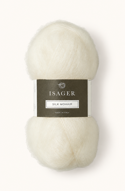 Silk Mohair Eco White E0