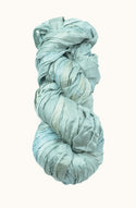 Silk Sari Ribbon - Sky
