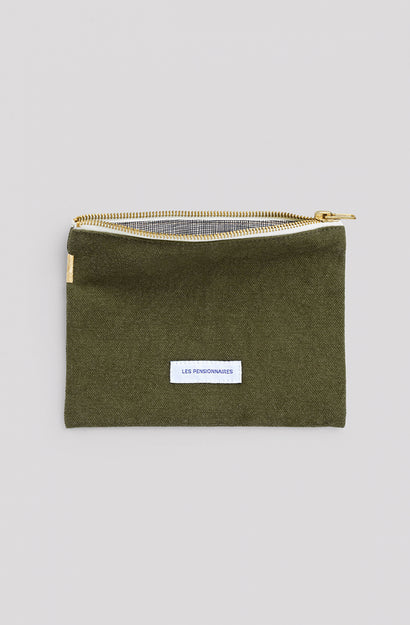 Small Pouch - Caper Green