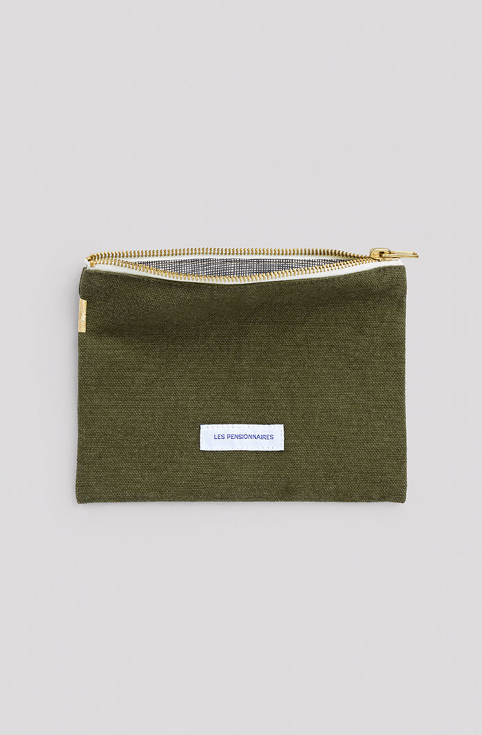 Small Pouch - Caper Green