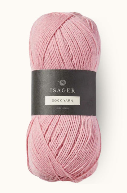 Isager Sock Yarn Dusty Pink 61 50g