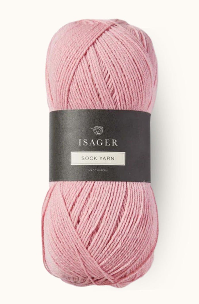 Isager Sock Yarn Dusty Pink 61 50g