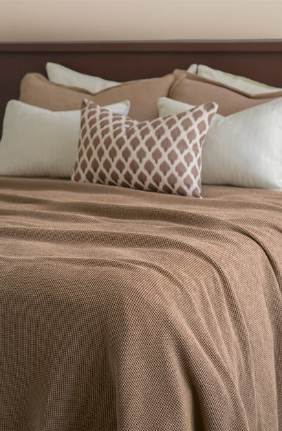 Sottobosco Pink Clay Bedspread