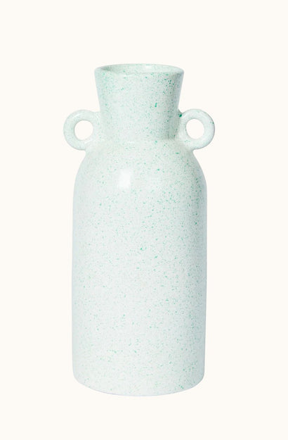 Speckle Green Tall Vase