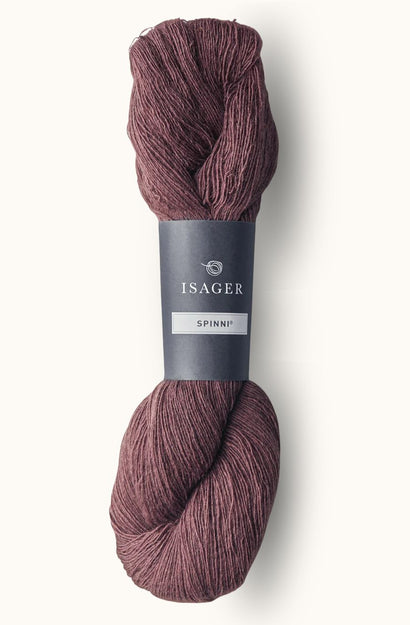 Spinni Tweed Aubergine on Grey 52s