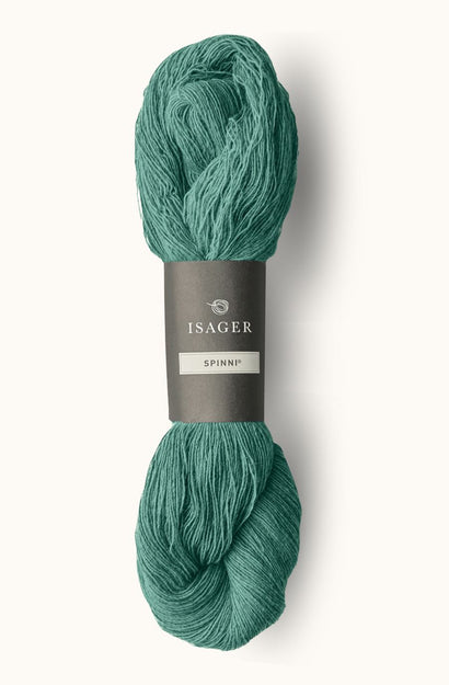 Spinni Tweed Turquoise on Grey 26s