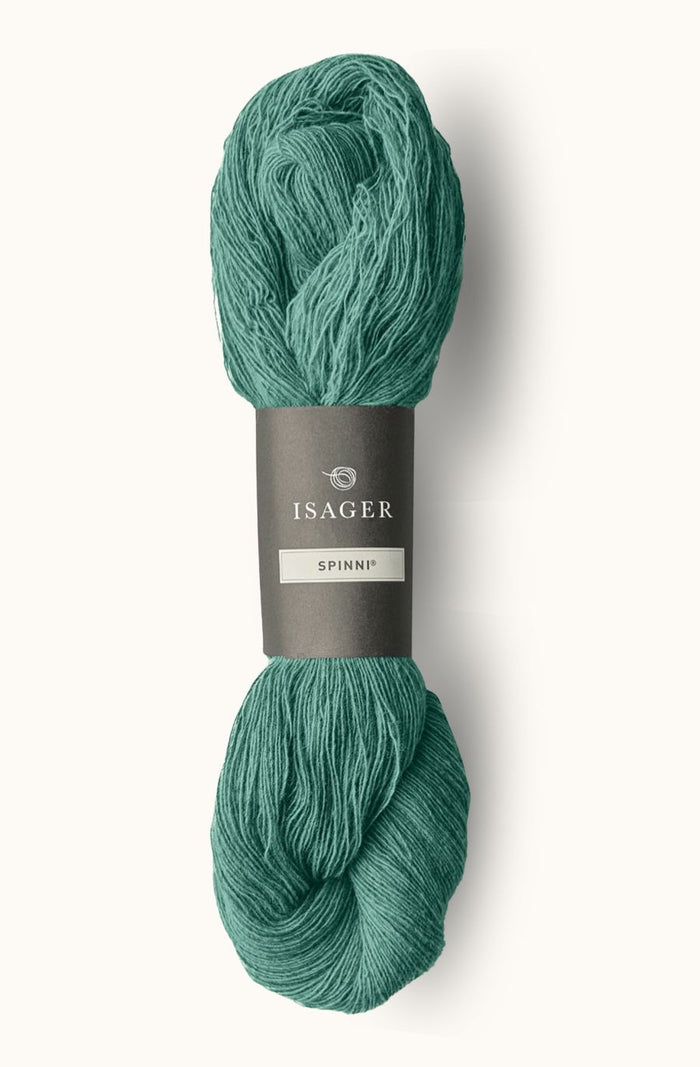 Spinni Tweed Turquoise on Grey 26s