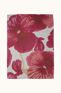 Wild Pansy Pink Tea Towel