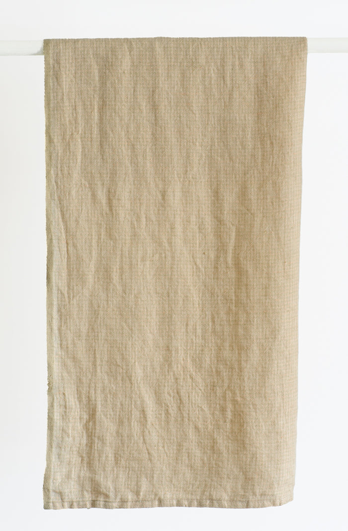 Clay Houndstooth Tea Towel