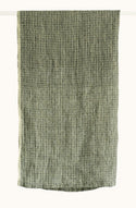 Natural Stripe Check Tea Towel