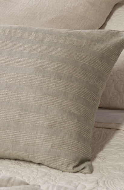 Tessere Taupe Stripe Pillowcase