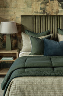 Misaka Light Moss Bedspread
