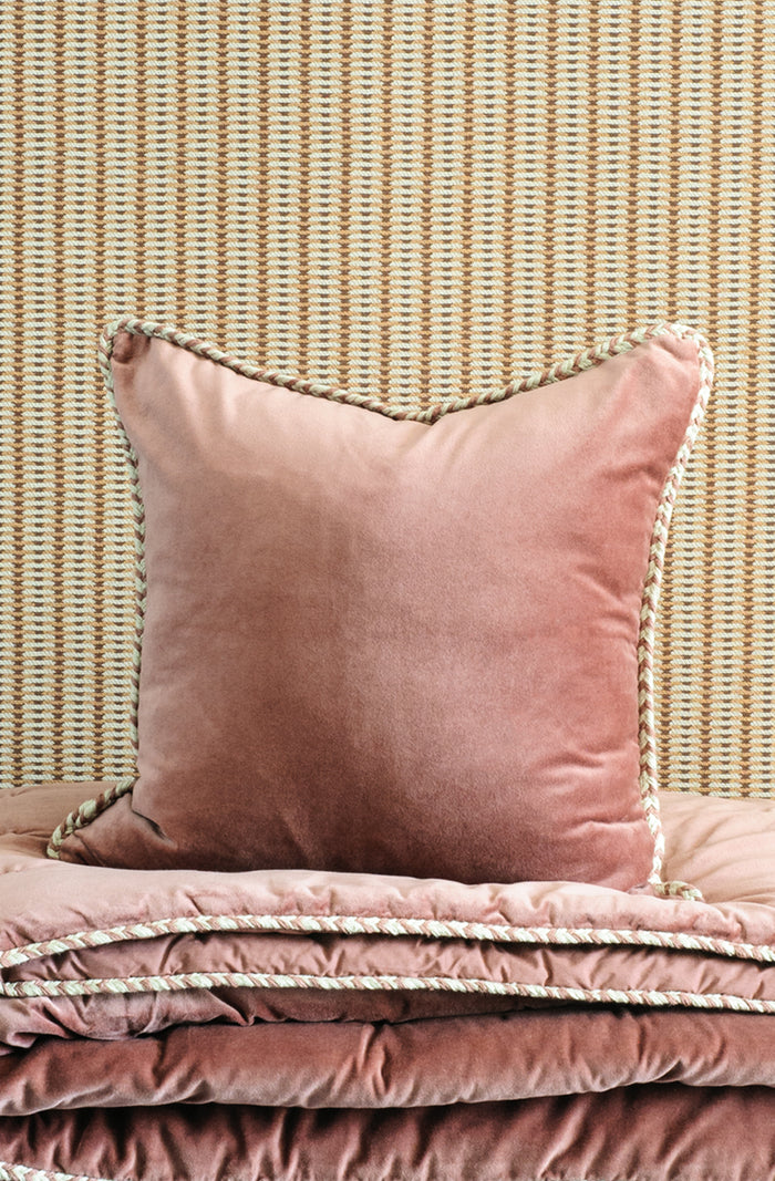 Treccia Deep Rose Cushion