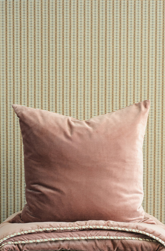 Treccia Deep Rose Eurocase Pair