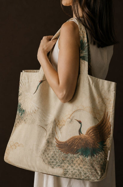 Tsuru Natural Tote Bag