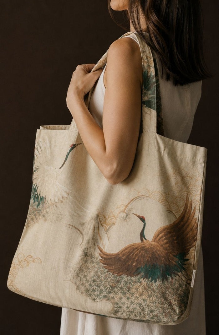 Tsuru Natural Tote Bag