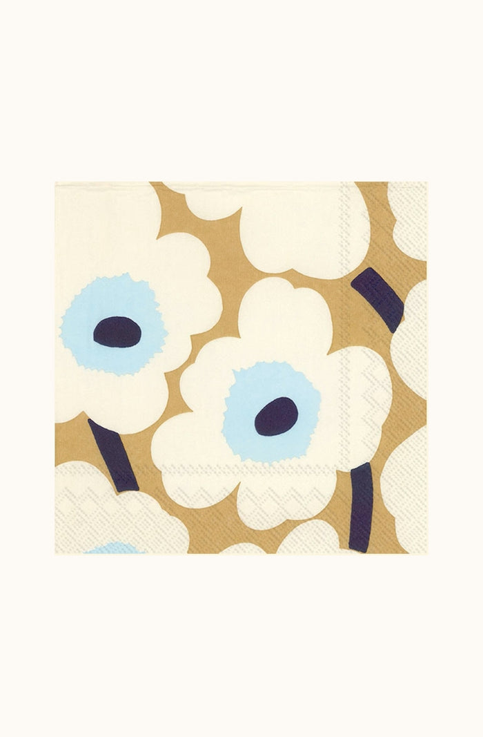 Unikko Cream Gold Napkin Set