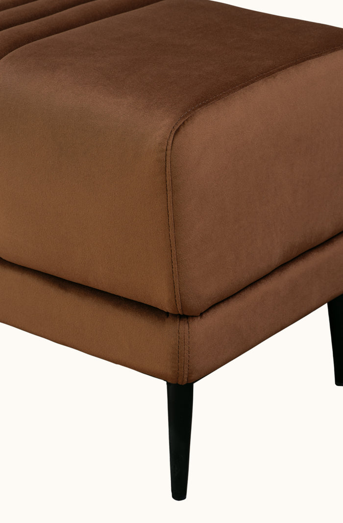 Vernara Copper Ottoman