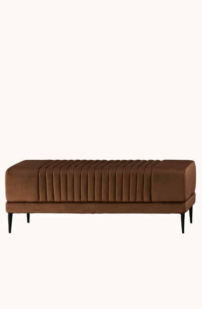 Vernara Copper Ottoman