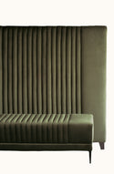 Vernara Deep Moss Ottoman